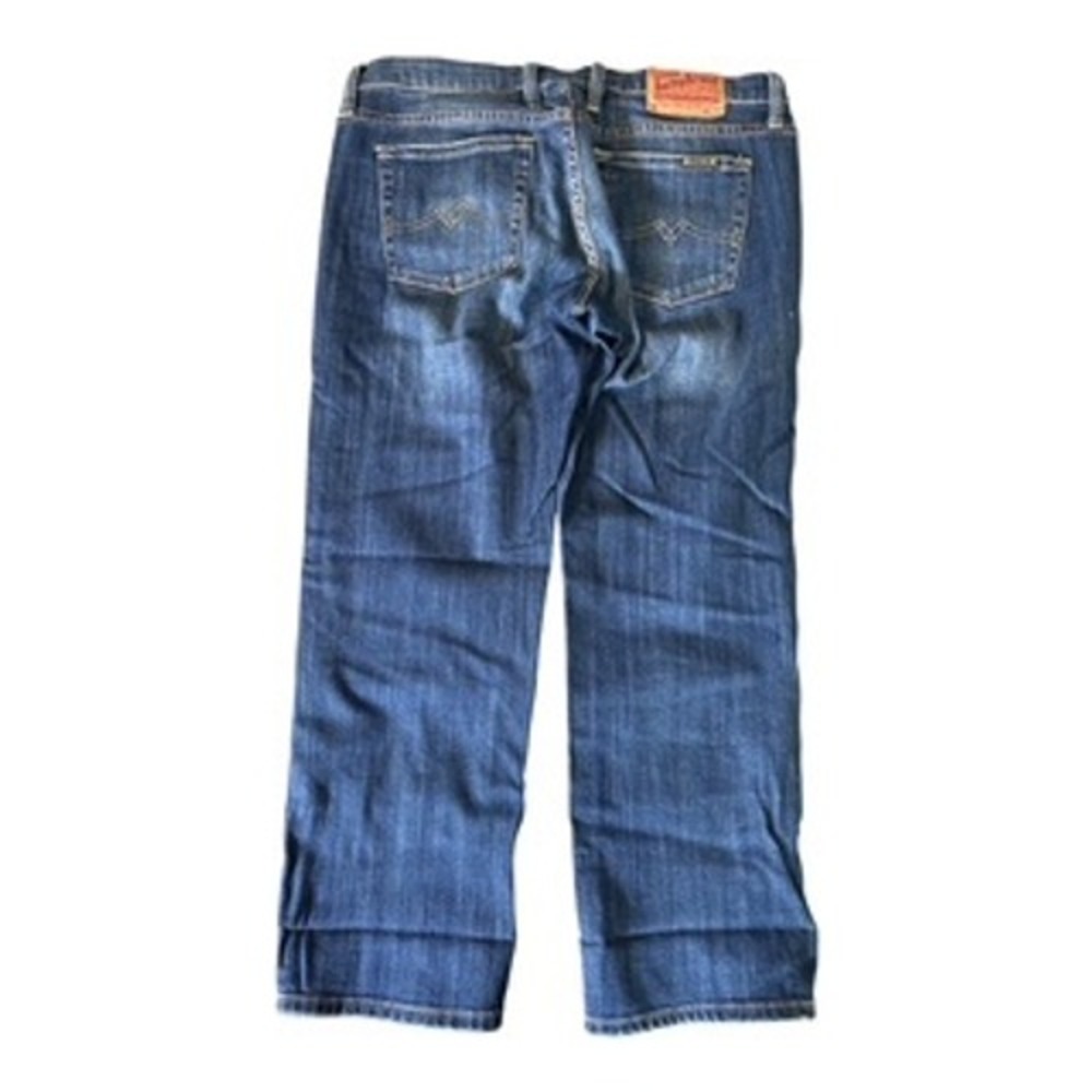 Lucky Brand Crop Jeans Womens 8/29 Medium Wash Stretch Denim Straight 7WP1064 - Picture 3 of 11